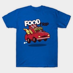 Funny Cute Original Kawaii Junk Food Road Trip Cute Meme For Foodies T-Shirt